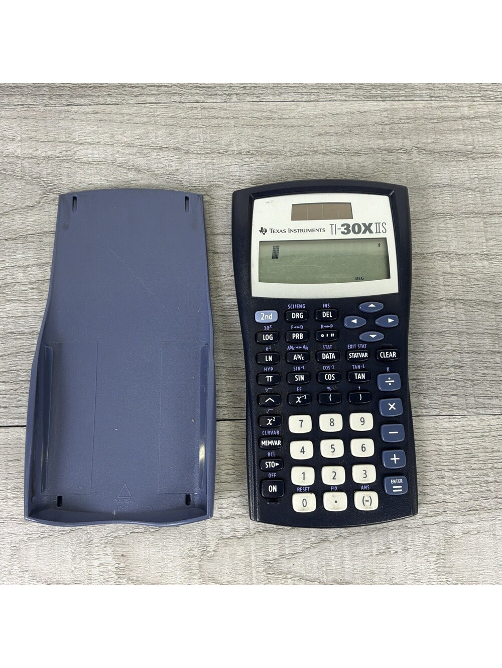 Texas Instruments TI-30XIIS Scientific Calculator Dark Blue 2-Line Display